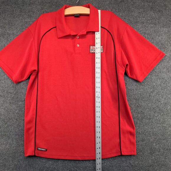BRG Golf Men's Target Chip Ganassi Racing Polo Shirt Red Large Dry Tech - Picture 14 of 16